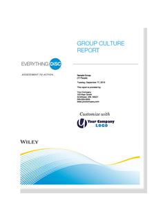 Everything DiSC® Group Culture Report