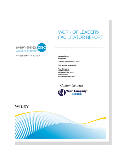 Everything DiSC Work of Leaders® Facilitator Report